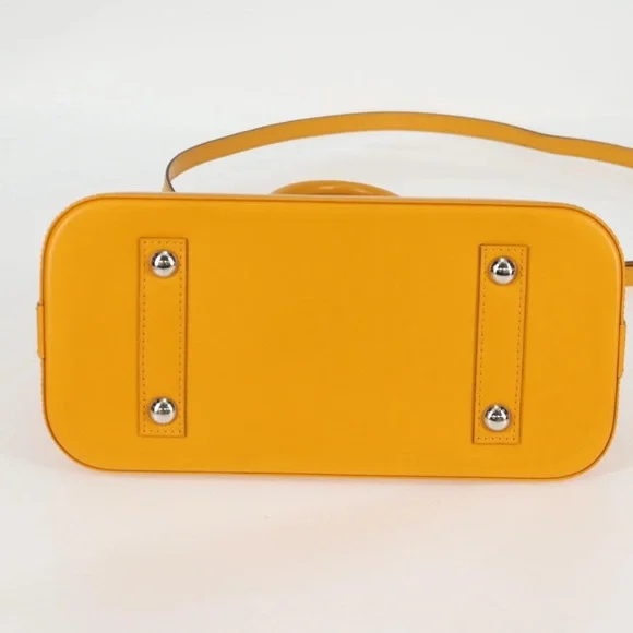 LOUIS VUITTON Epi Alma Citron PM Hand Bag Mimosa with the Matching LV strap - Picture 8 of 15